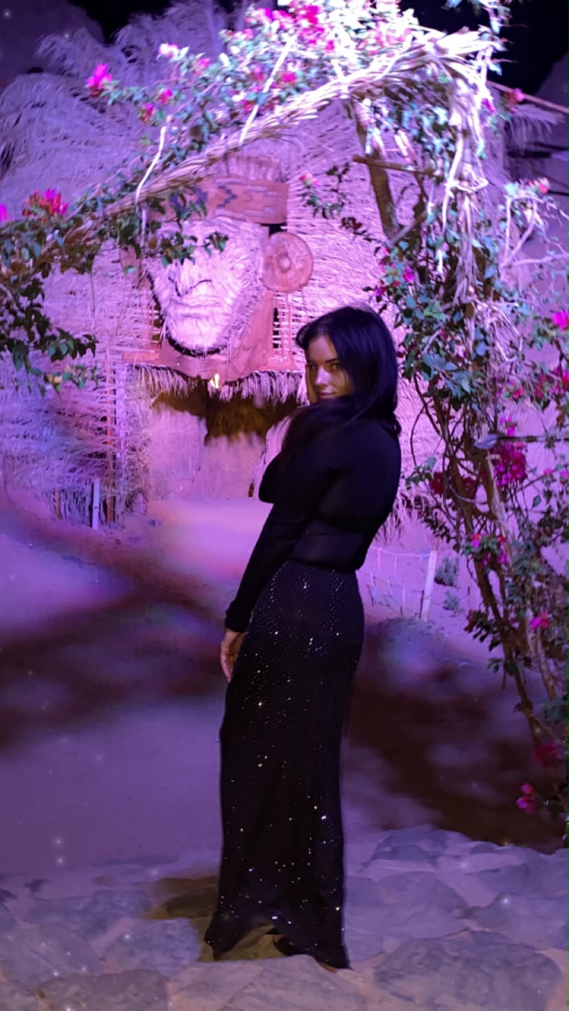 LDNxSiNAI campaign — full look, Dahab dusk